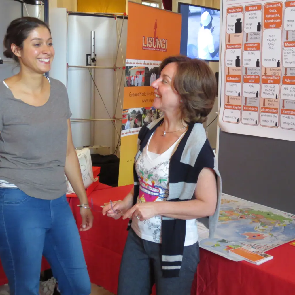 Jaya Bowry und Maurizia Magro bei der Zukunftstour Mainz / Foto: Nathalie Bockelt