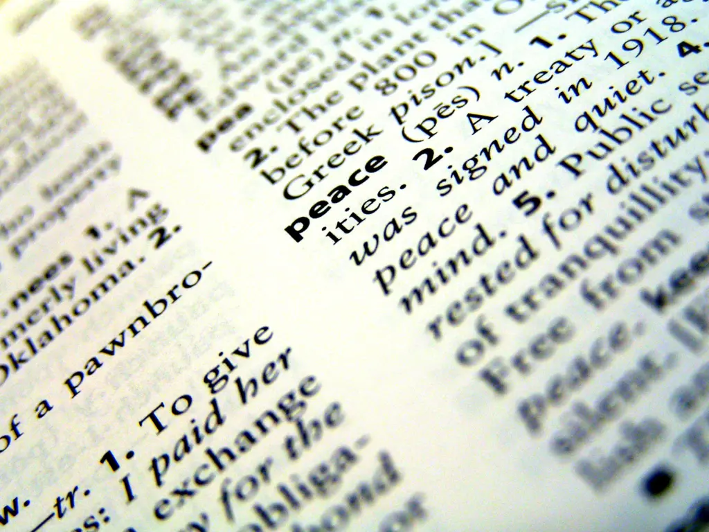 Frieden - was heißt das eigentlich? Jan hat mal ins Lexikon geguckt.