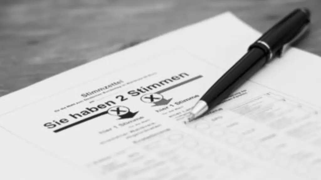 Wahlzettel, Foto: Johannes Kolb