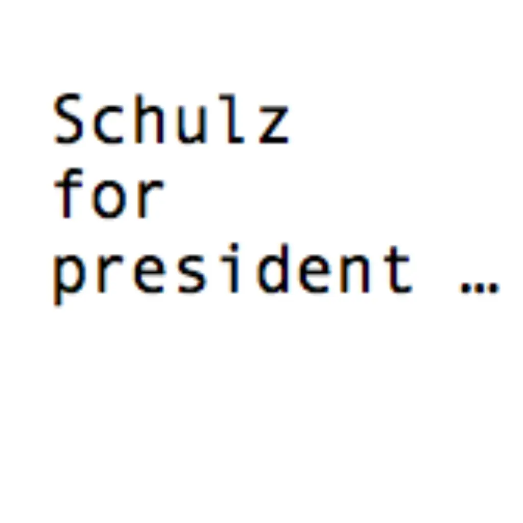 Schulz for president
