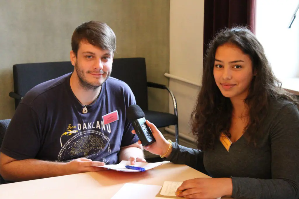 Romy Wüst im Gespräch mit Lukas Reichert