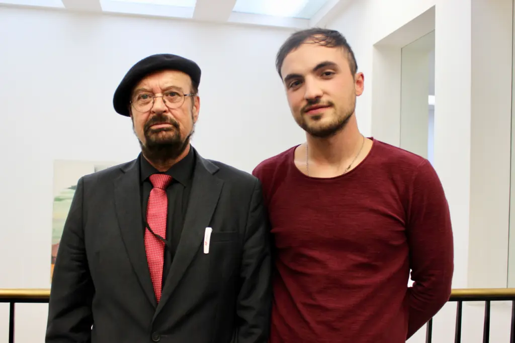 Stefan Eck mit Skender Barisha