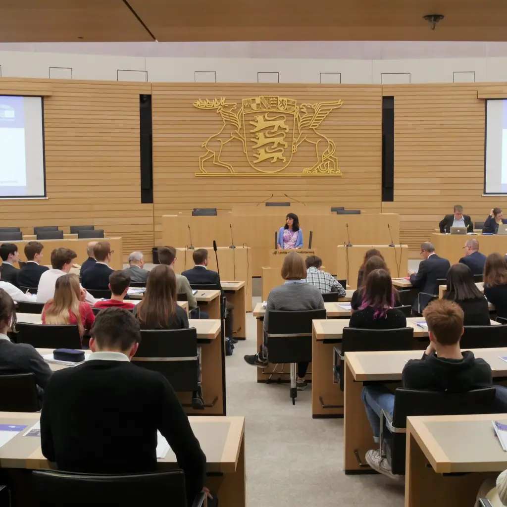 EPjugenforum Stuggi Start Plenarsaal