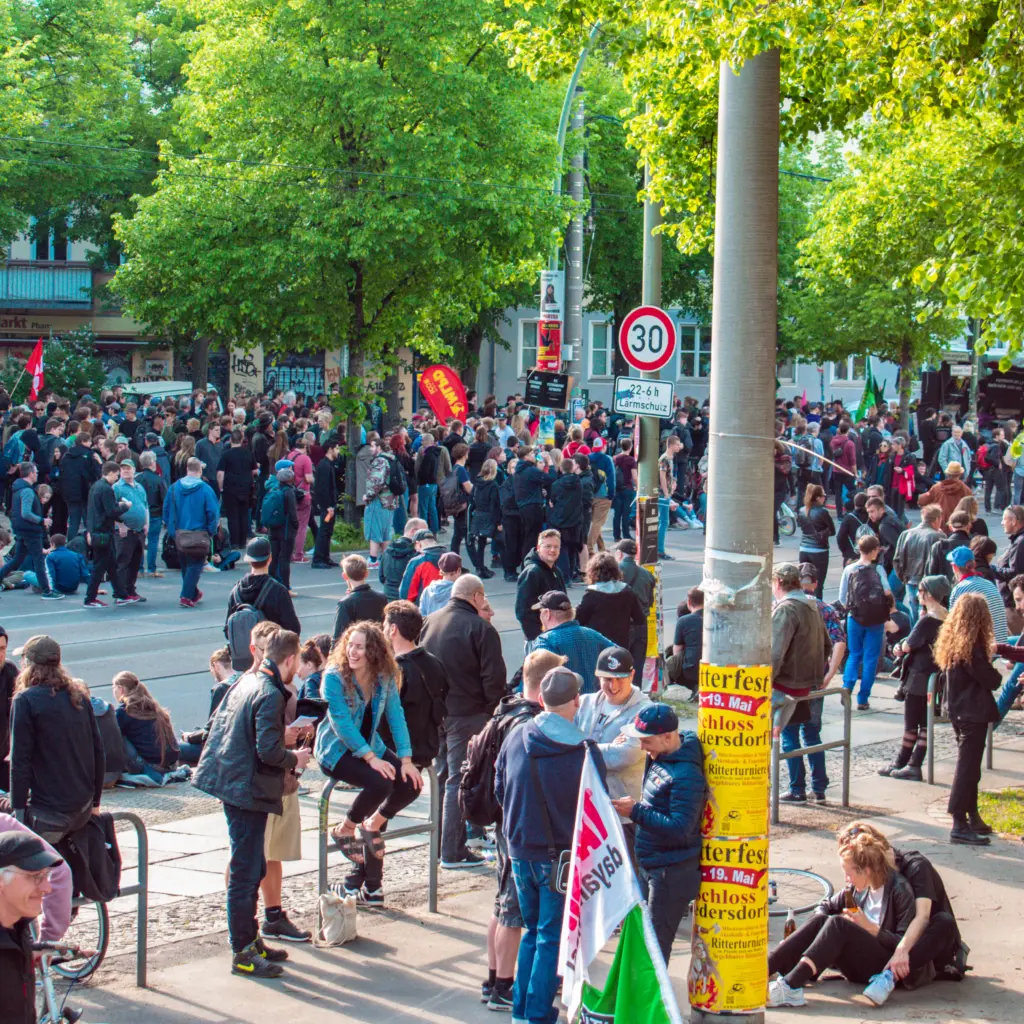 Berlin-Kreuzberg /am 1. Mai  Foto: Mohamad Rajab/Tarek Bunni