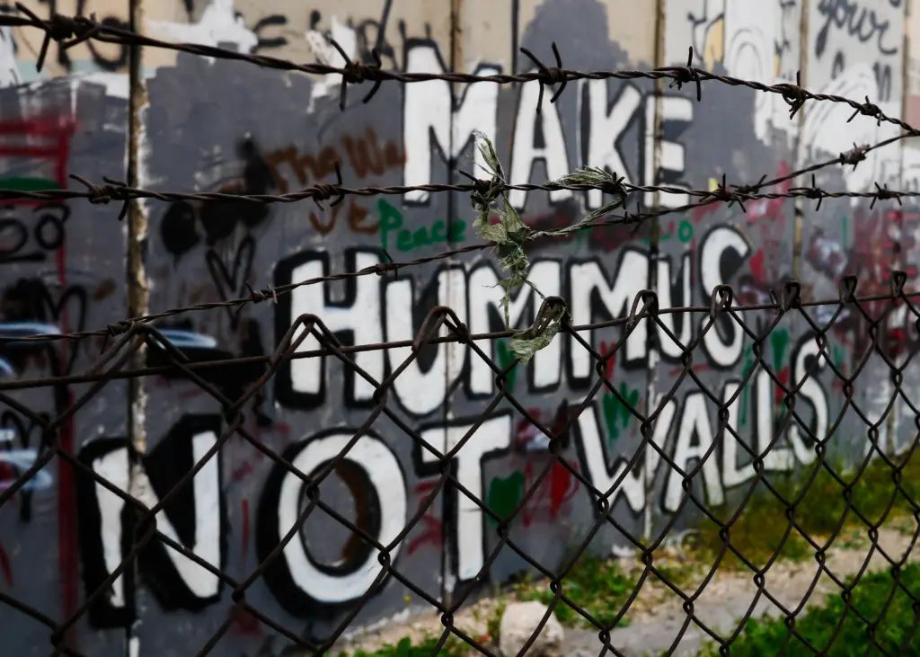 "Make Hummus not Walls"