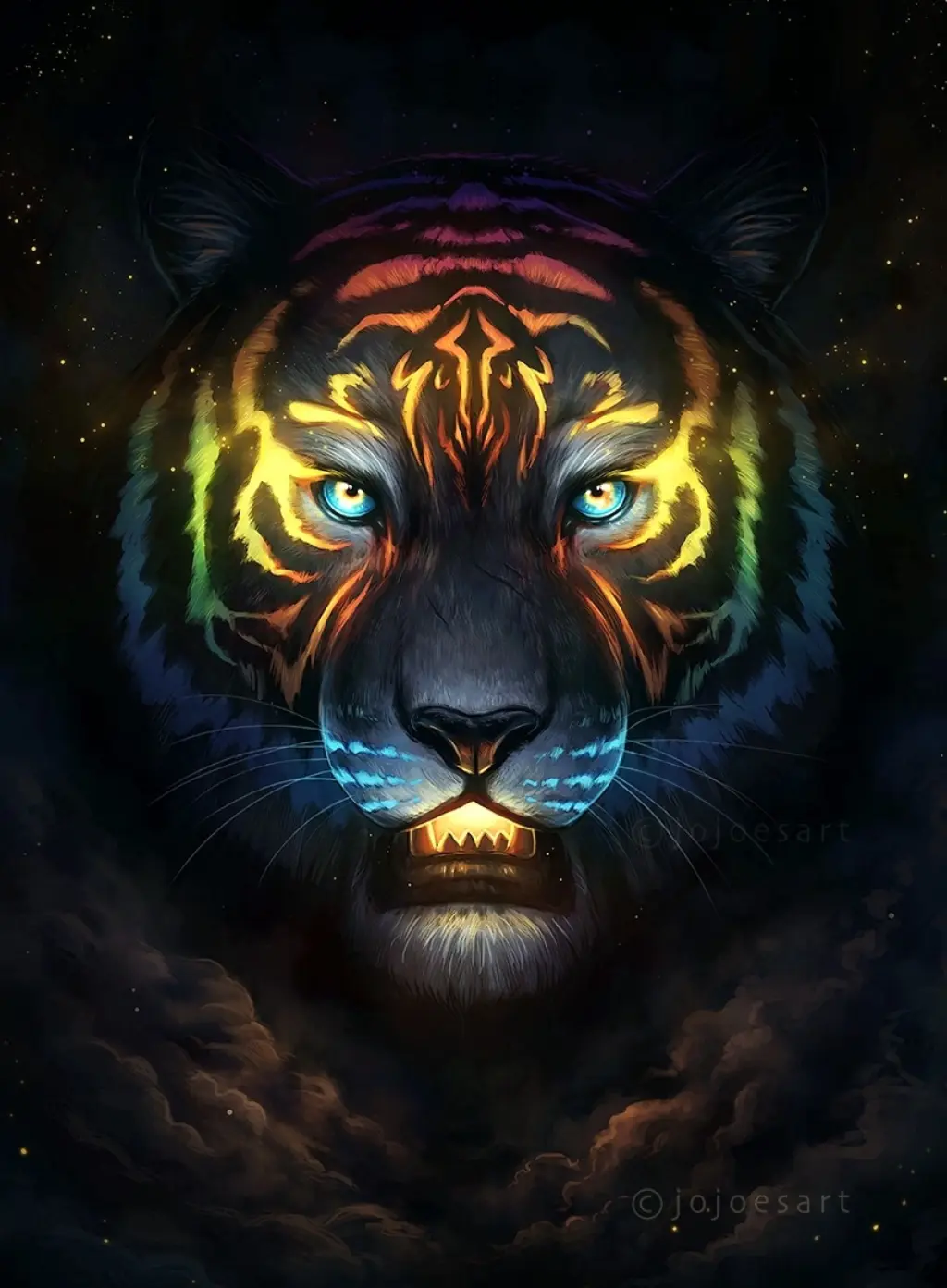 Where Light and Dark Meet_Digital Art von Jonas Jödicke