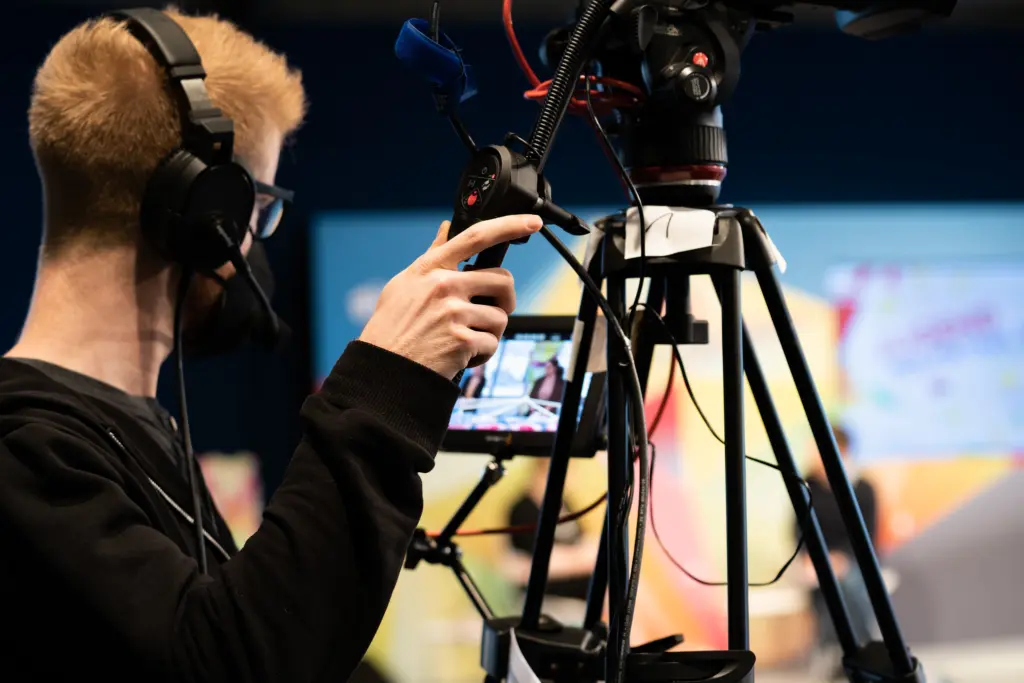 Öffentlichkeitsarbeit auf den JPT 2021.

Foto: Jugendpresse Deutschland/Annkathrin Weis