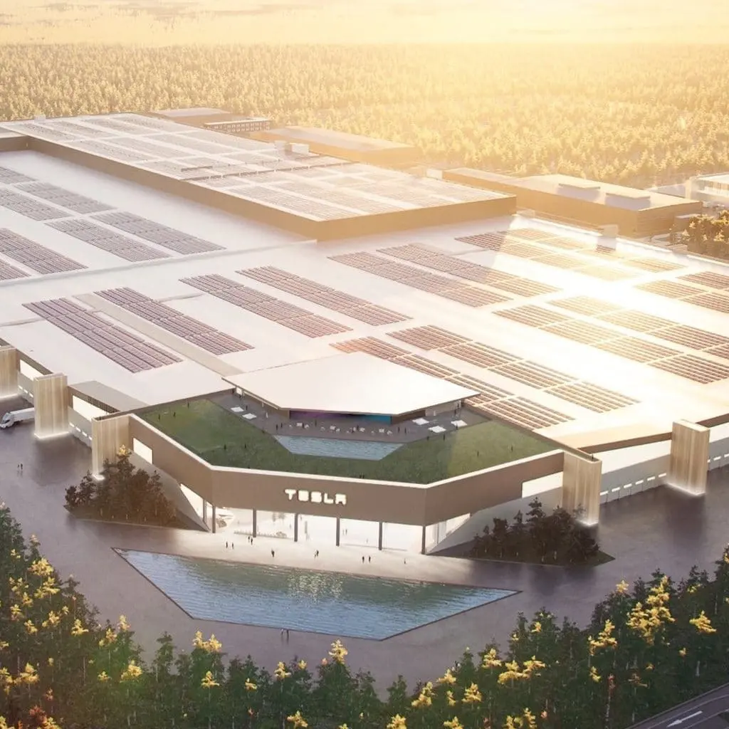 Die Tesla Gigafactory in Grünheide